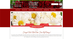 Desktop Screenshot of beautifulflowersandballoons.com